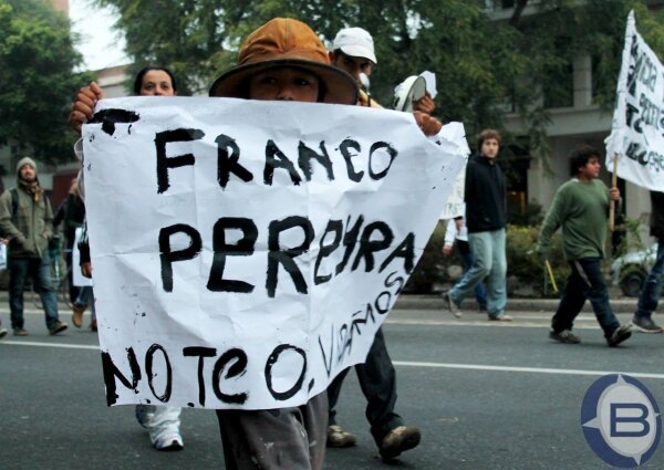 A Franco lo mató la policía por la espalda